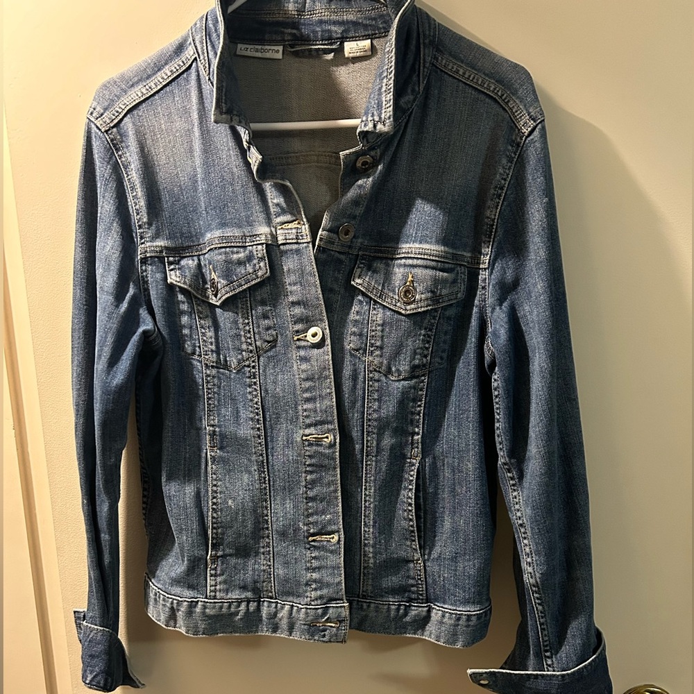 Liz Claiborne Size Large Jean Jacket